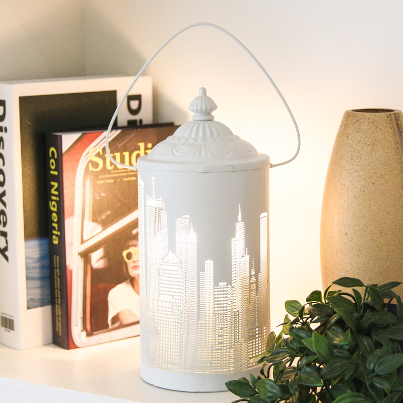 미트라샵 메트로 원형 캔들워머+프라이스캔들 라지자 선물세트, 메트로 원형 화이트+라벤더&레몬그라스 41,500원