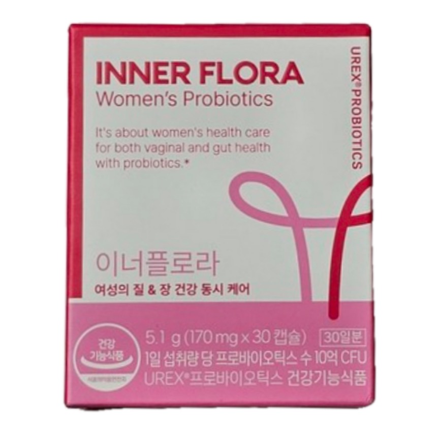 유한건강생활 이너플로라 UREX 프로바이오틱스 유산균, 30정, 3개 65,920원