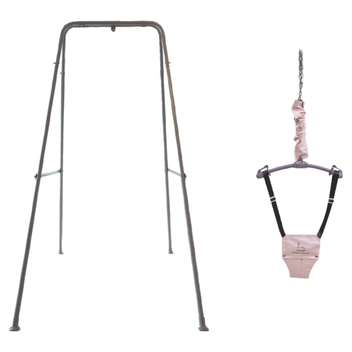 [반짝특가] 라라비 점퍼루 스윙점퍼 아기점핑운동 졸리 (스탠드+점퍼루), 시슬리핑크, 1개 94,000원