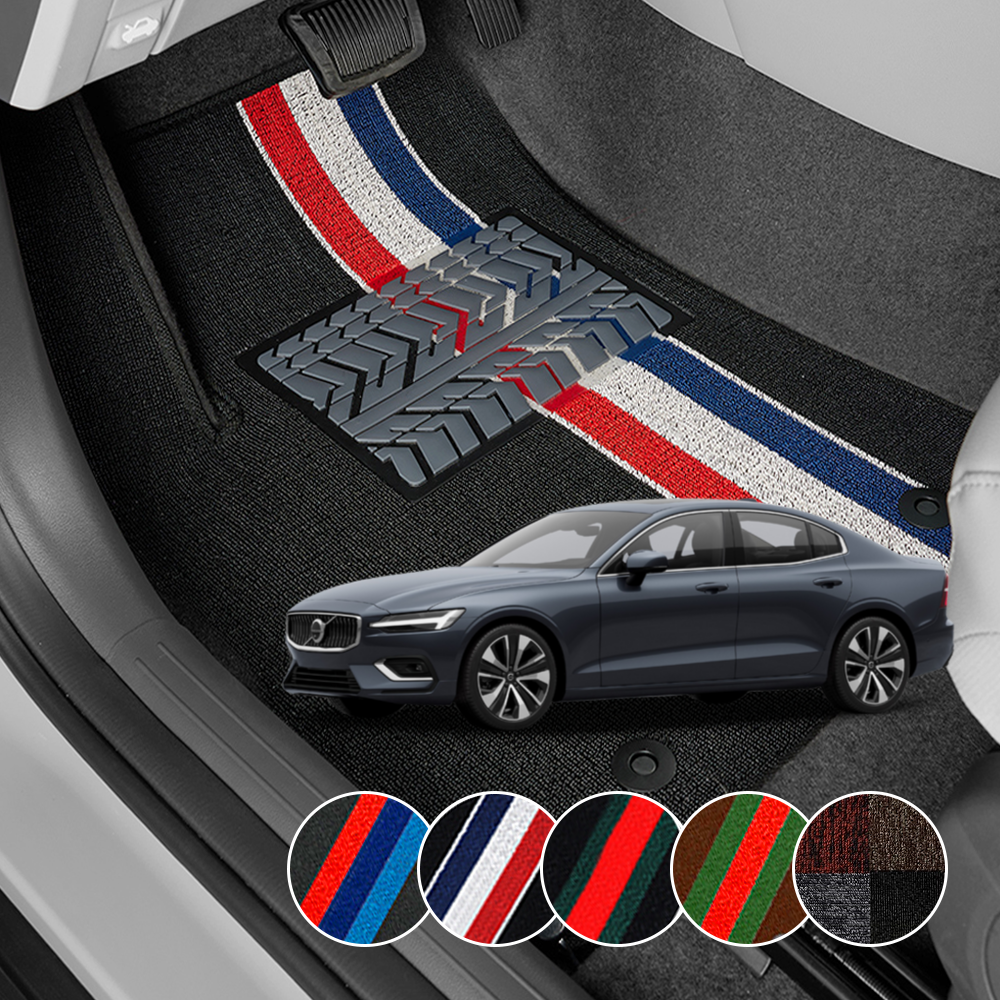 볼보 S60 슬림 뉴 코일매트 발매트 라인 카매트 차량용 바닥 발판 자동차 차량 깔판, 톰에디션 59,800원