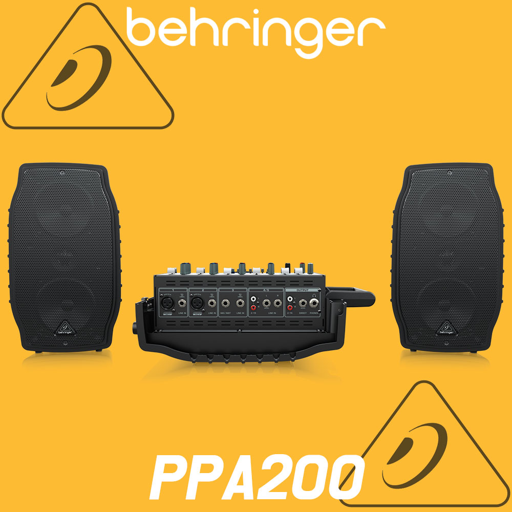 [공식수입품] 베링거 PPA200 이동형 앰프 스피커 포터블 PA 시스템 659,000원