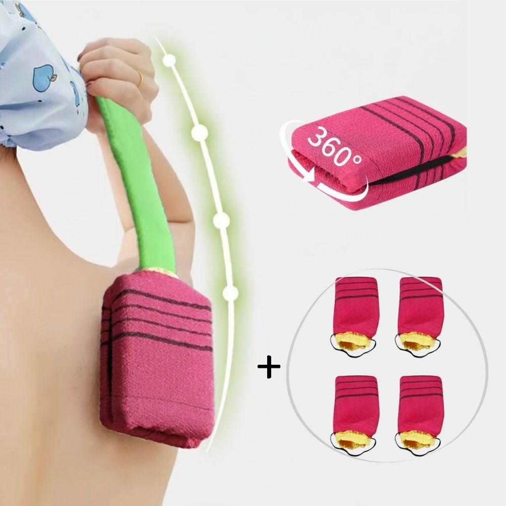 온디포 긴손잡이 양면 리필타월+등때밀이, 1세트, 5매입, 그린 9,500원