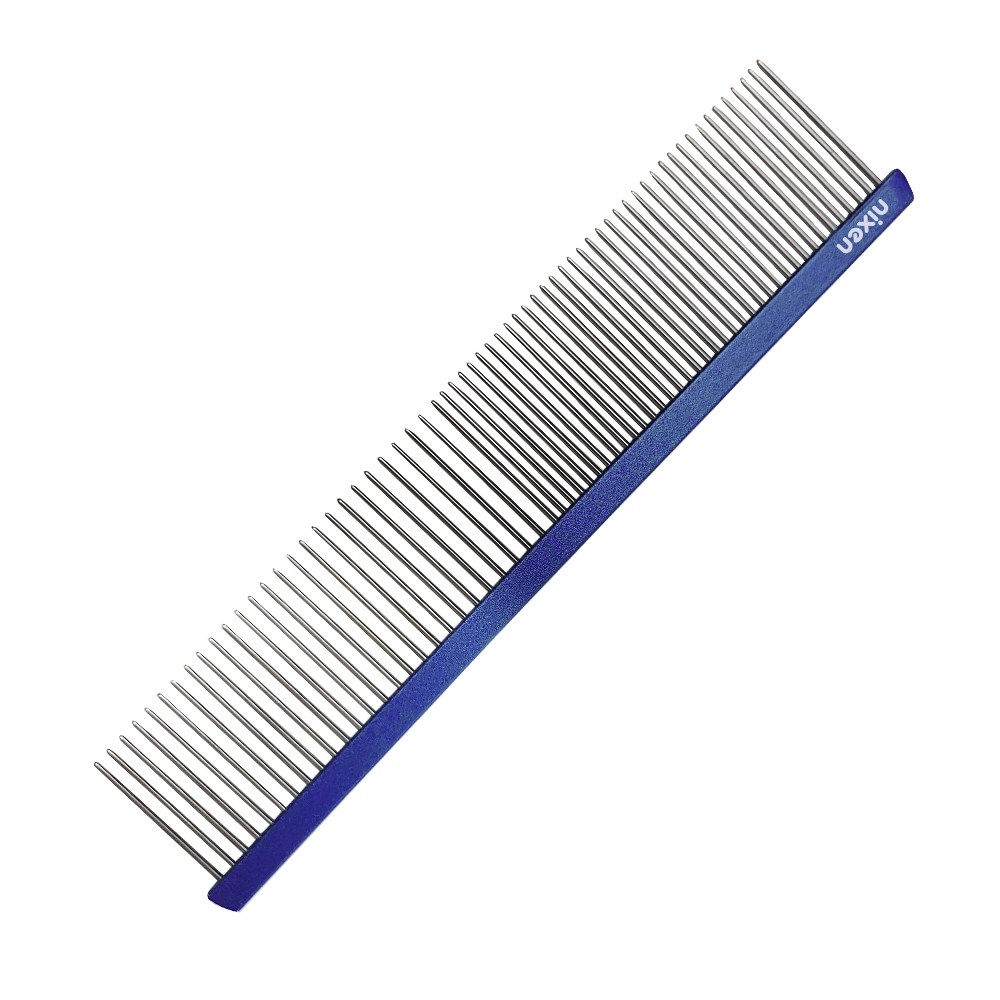 닉센 일자 빗 털 콤빗 강아지 고양이 비숑 푸들 콤 브러쉬 NX17S(블루), 블루, 1개 15,000원