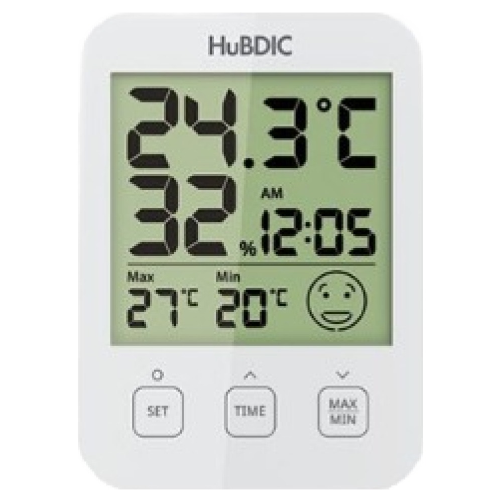 휴비딕 디지털 온습도계 HT-7 시계 아이콘 표시 11,500원