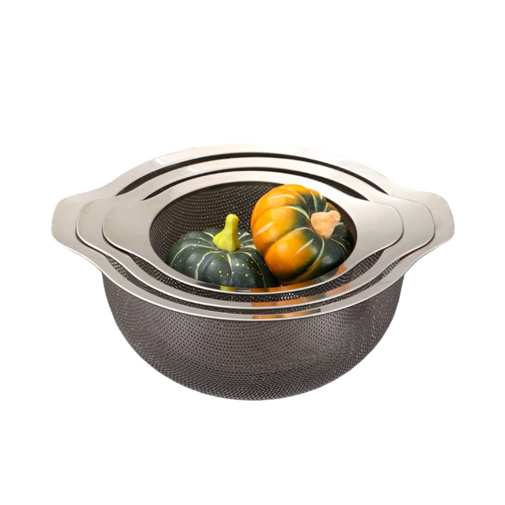 헬스와미 스틸 채반 망 3종 세트 주방 타공 물기제거 조리볼 믹싱볼 29,900원