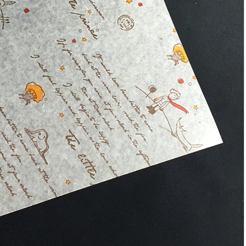 왁스페이퍼 - 천연 펄프재질 - 어린왕자 25cm 35cm, 100개, 1개 5,800원