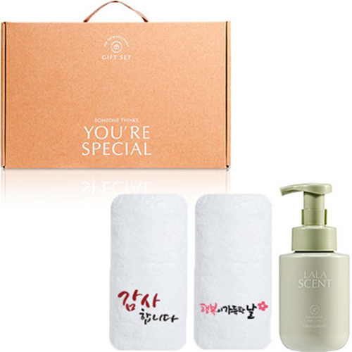 라라앤모어 스페셜 라라센트 퍼퓸핸드워시 포레스트가든 + 호텔타올 2p + 기프트 상자 세트 28,270원