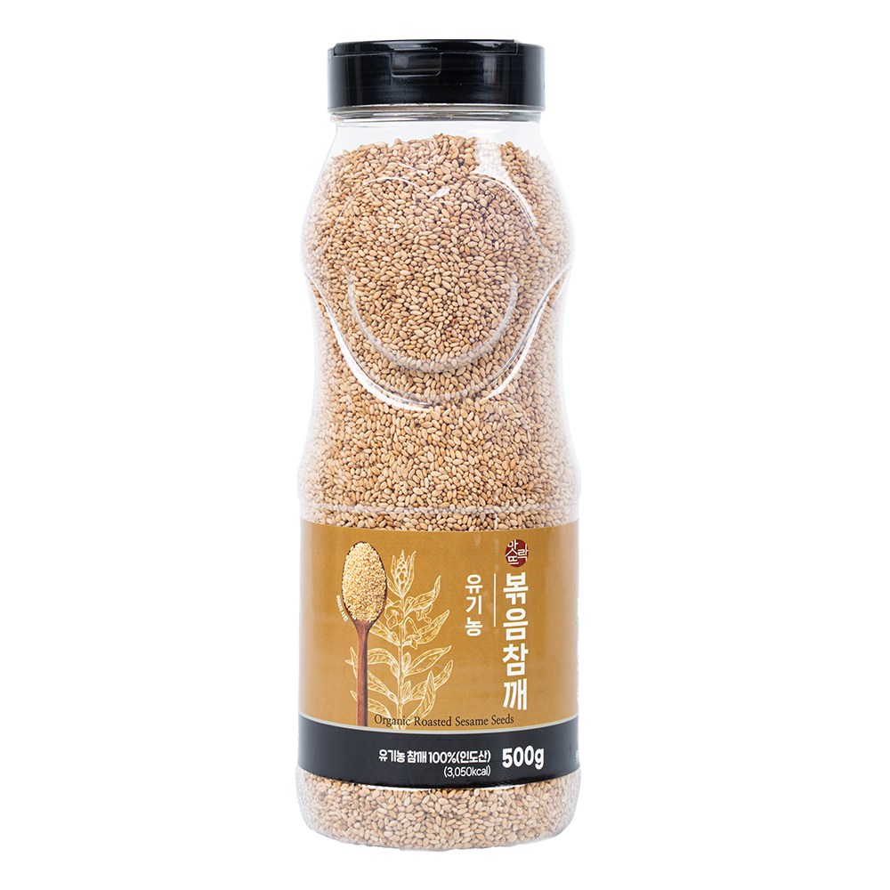맛뜨락 유기농 통참깨로 만든 유기농 볶음참깨, 500g, 1개 14,670원