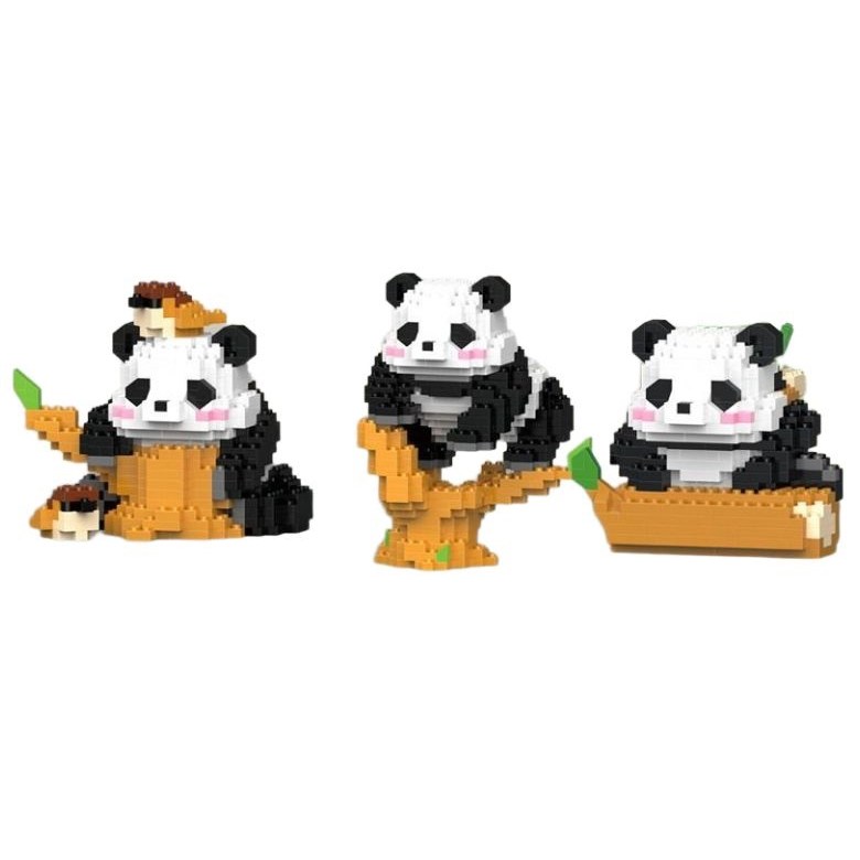 [나노킹-호환블럭] 판다 W 시리즈 나노블럭 DN050, 3개, A 세트 15,500원