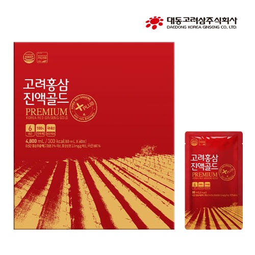진웰빙 고려홍삼진액 골드 80ml 30포 6년근홍삼 100프로 55,900원