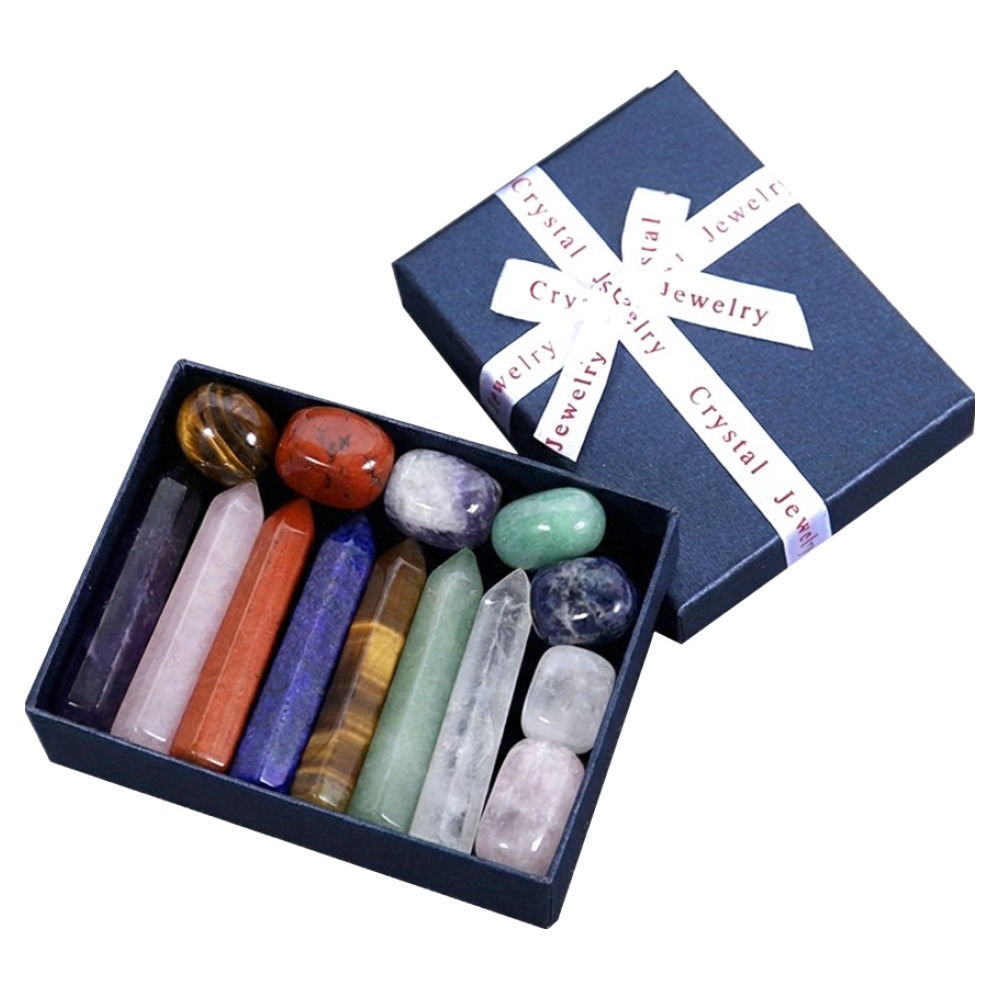 문구담 힐링 크리스탈 오브제 에너지 파워스톤 14개 세트 긍정, 혼합색상 17,500원