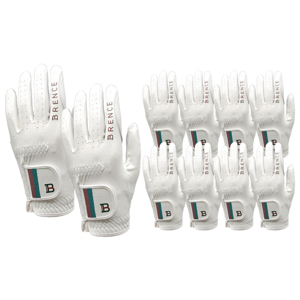 브렌스 핑거라인 반양피 남자여성 골프장갑 8장+2장더, 10개 47,900원