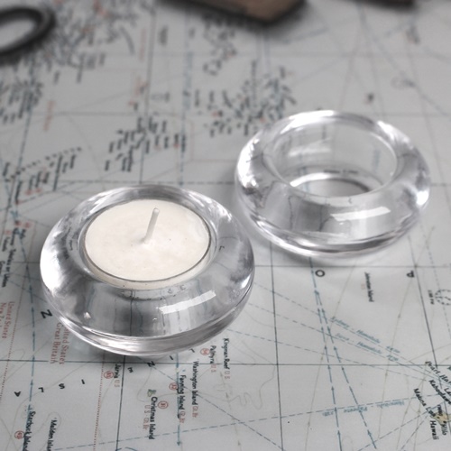 티라이트 홀더 유리 용기 - 도넛 라운드 원형, 1개 1,210원