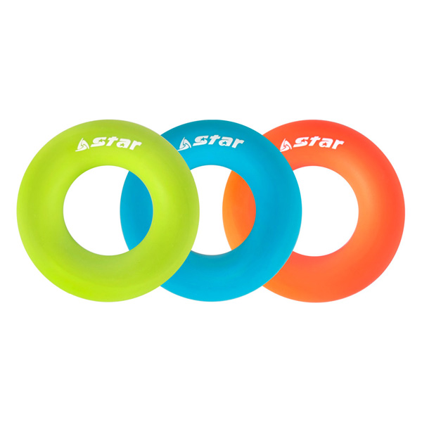 스타 핸드 링 그립(실리콘 악력기)(EU160,스타) 그린,블루,오렌지 3,900원