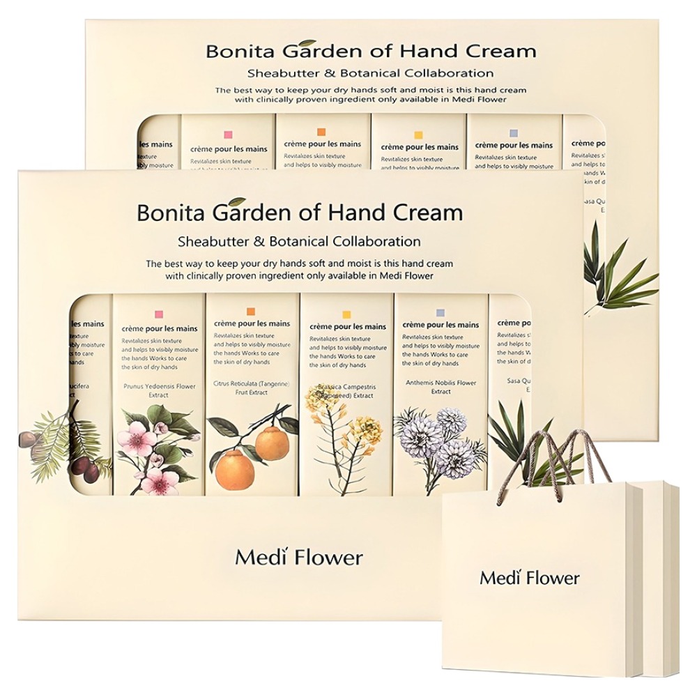 메디플라워 보니타가든 6종 핸드크림세트+쇼핑백 18,600원