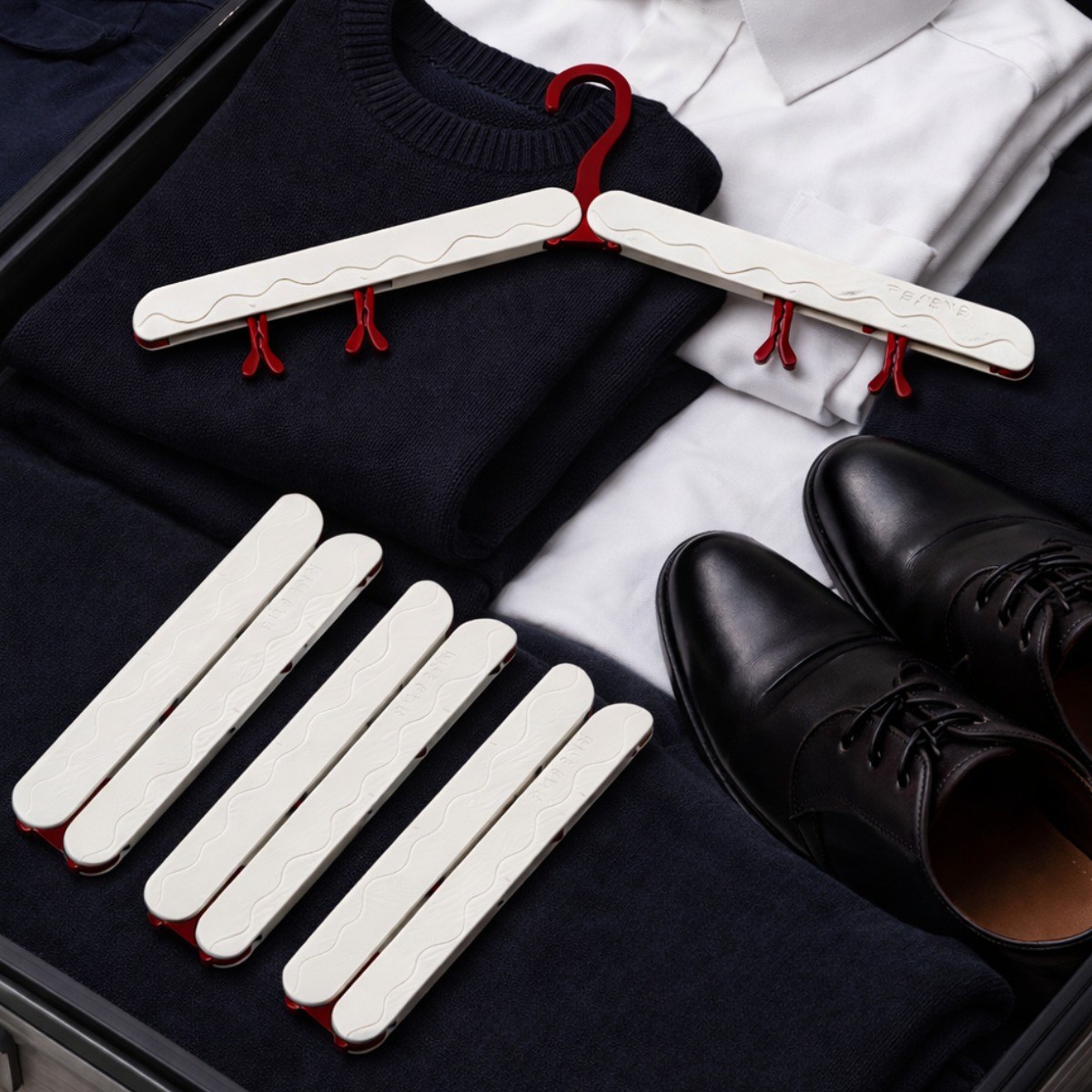 홈에이드 공간절약 접이식 옷걸이, 5개, 화이트 11,100원