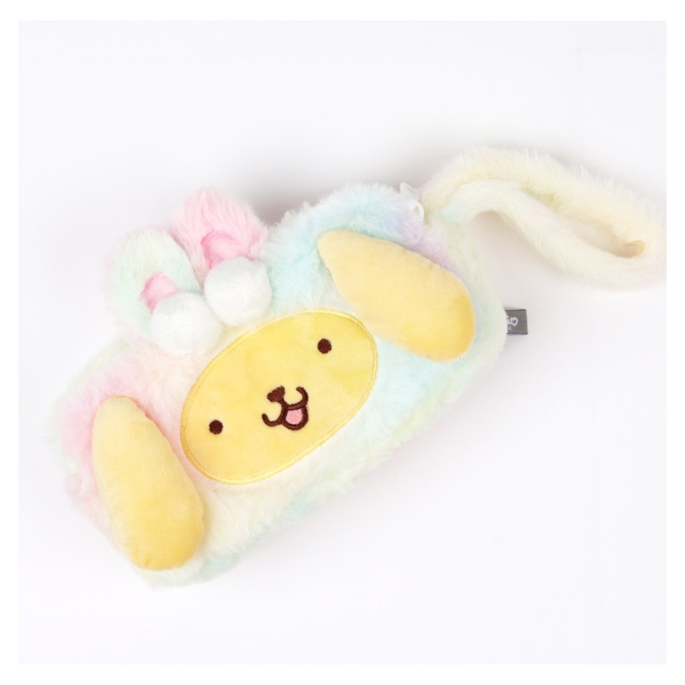 산리오 캐릭터즈 그라데이션 레인보우 봉제 투지퍼 사각 파우치 필통 11,510원