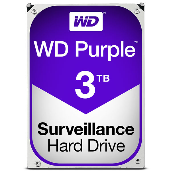웨스턴디지털 WD33PURZ Purple 정품 3TB 3.5인치 5400RPM SATA3 HDD 하드디스크 영상 감시 보안 CCTV 녹화기 NVR DVR 메모리 고용량 저장장치, 1개 216,000원
