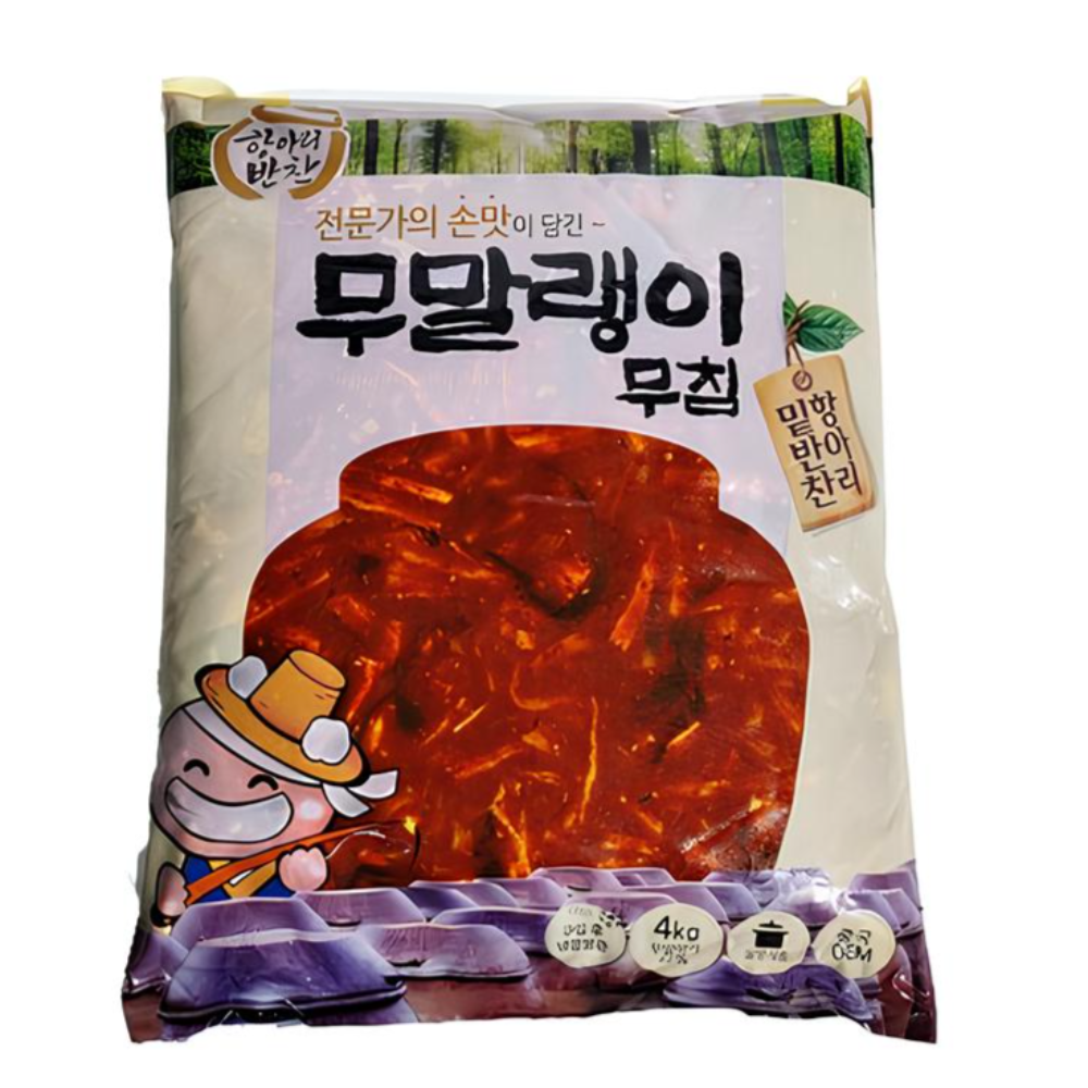 항아리반찬 무말랭이 무침, 4kg, 4개 61,670원