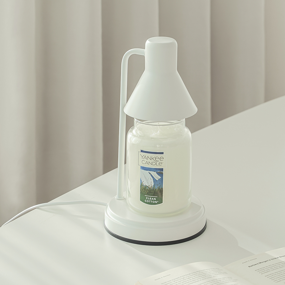 양키캔들 자캔들 + 플레인 캔들워머 + 전구 2p 세트, 화이트, 클린코튼 40,960원