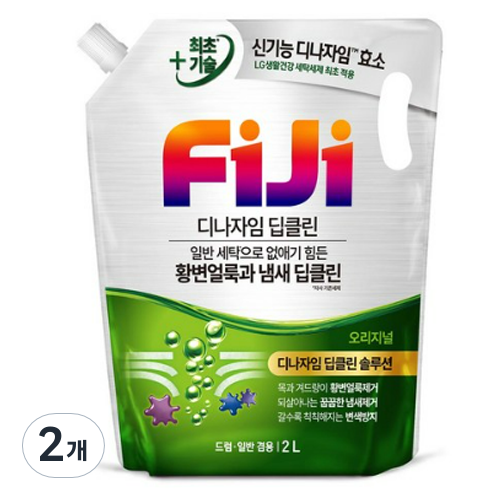 피지 디나자임 딥클린 프리미엄 액체세제 일반 / 드럼 겸용 오리지널 리필 19,100원