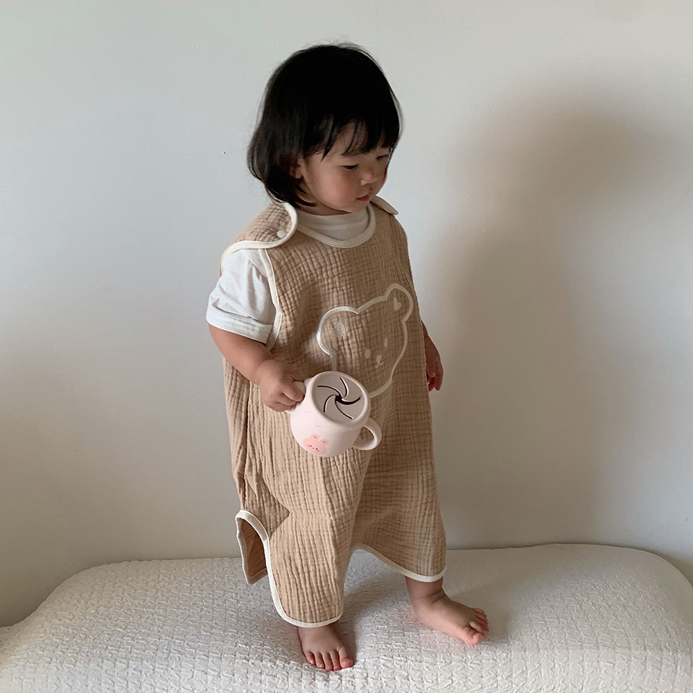 돗투돗 디어프렌즈 거즈 사계절 수면조끼 24,900원