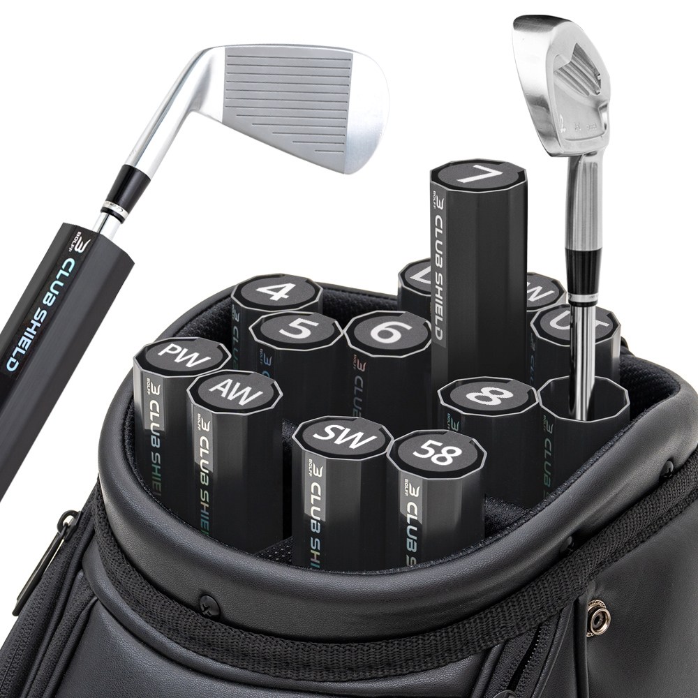 BOLFF 클럽실드 스탠다드 13p 세트 클럽보호 골프백 정리 용품, 블랙, 1세트 58,000원