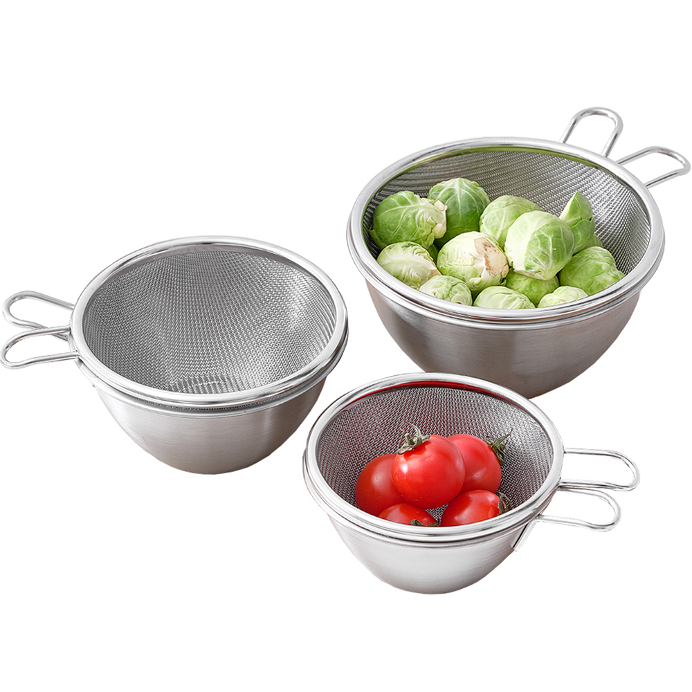 리본제이 뉴미니 숏핸들 스텐 믹싱볼 3종 + 채반 3종 세트 25,800원