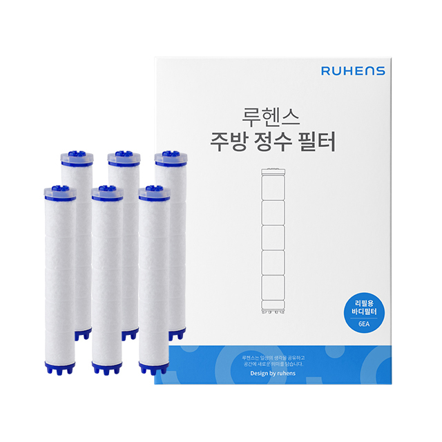 루헨스 싱크대 리필용 바디필터 WCS-300 RB, 화이트, 6개 19,200원