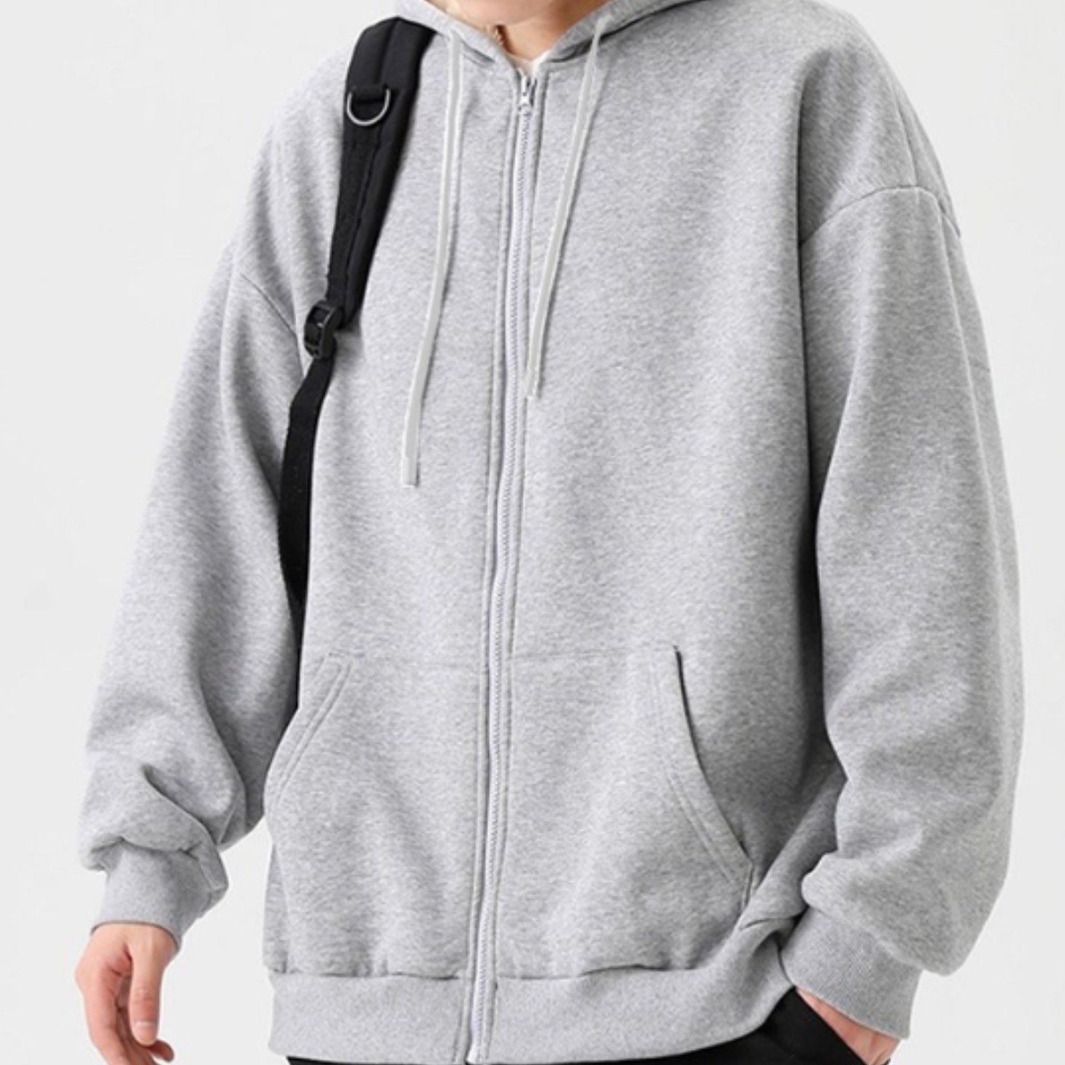 루이벤 남여공용 양털 오버핏 후드집업 2color / 겨울 후드집업 9,900원