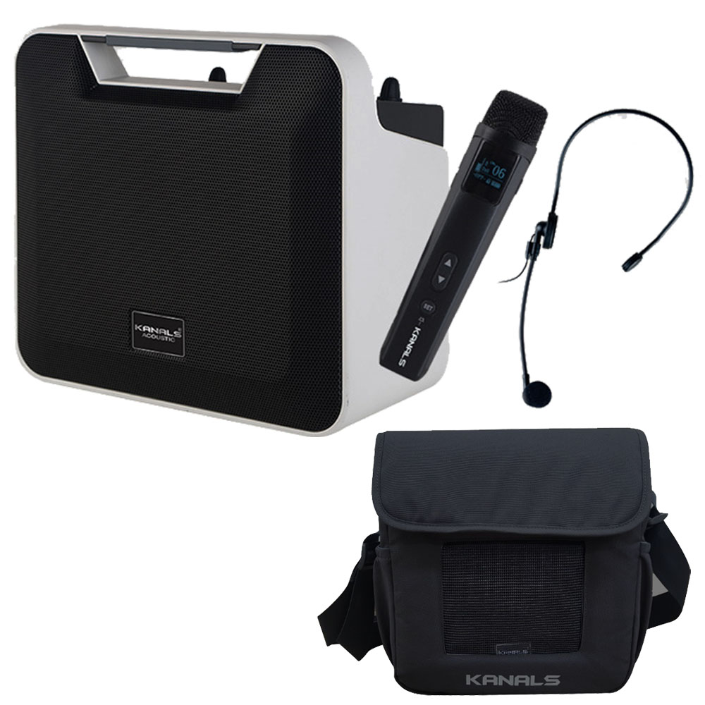 카날스AL-007R 휴대용충전식앰프100W 강의용 블루투스 무선마이크1Ch 휴대가방포함 390,040원