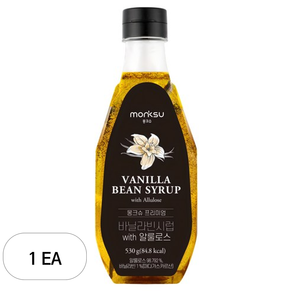 몽크슈 프리미엄 바닐라빈시럽 WITH 알룰로스 21,740원