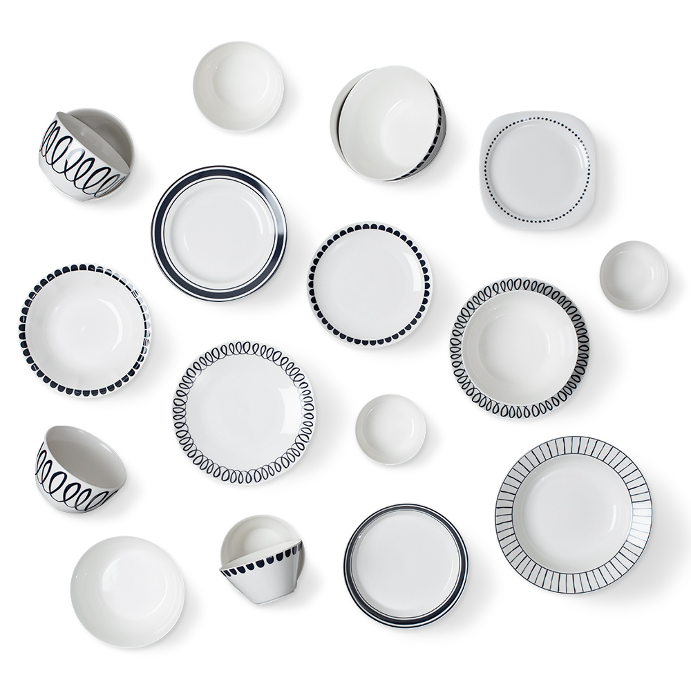 밀양본차이나 베네치아 4인 그릇세트 20P 신혼그릇세트 홈세트 예쁜그릇 집들이 선물, 베네치아, 1세트, 20P 210,000원