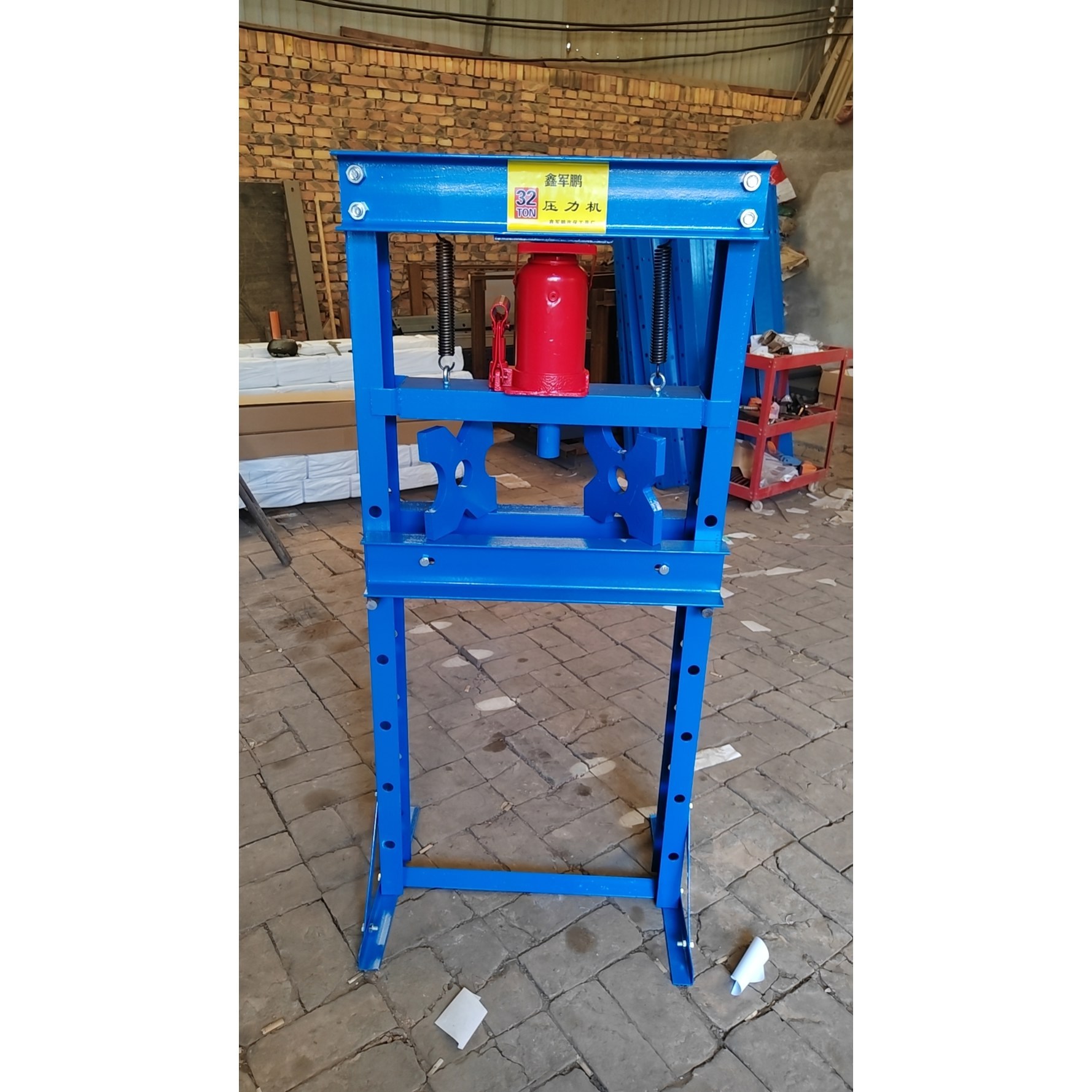 유압 프레스 소형 공작 공압 20톤 와이드 6톤 패키지ㅣ2200W 스탬핑 전기 작키 301,900원