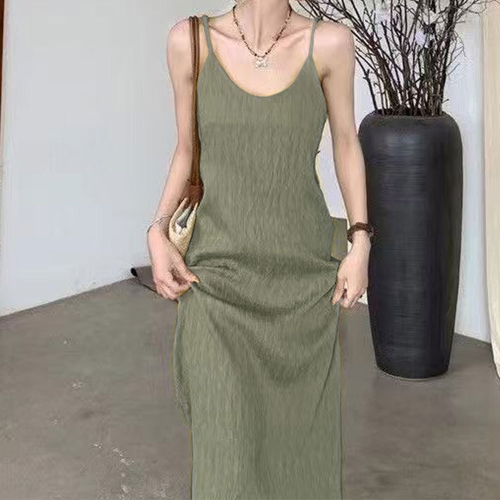 모이르벨라 슬림 라인 나시 롱 원피스 O263-0115 10,900원