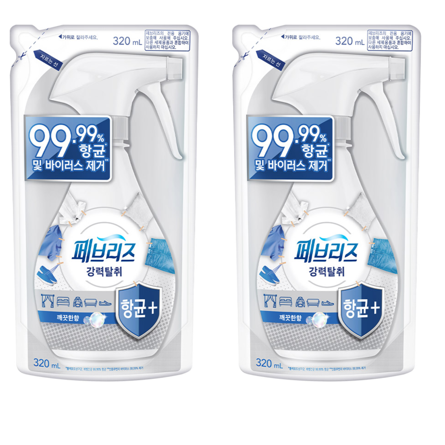 페브리즈 섬유 탈취제 깨끗한 향 리필 9,860원