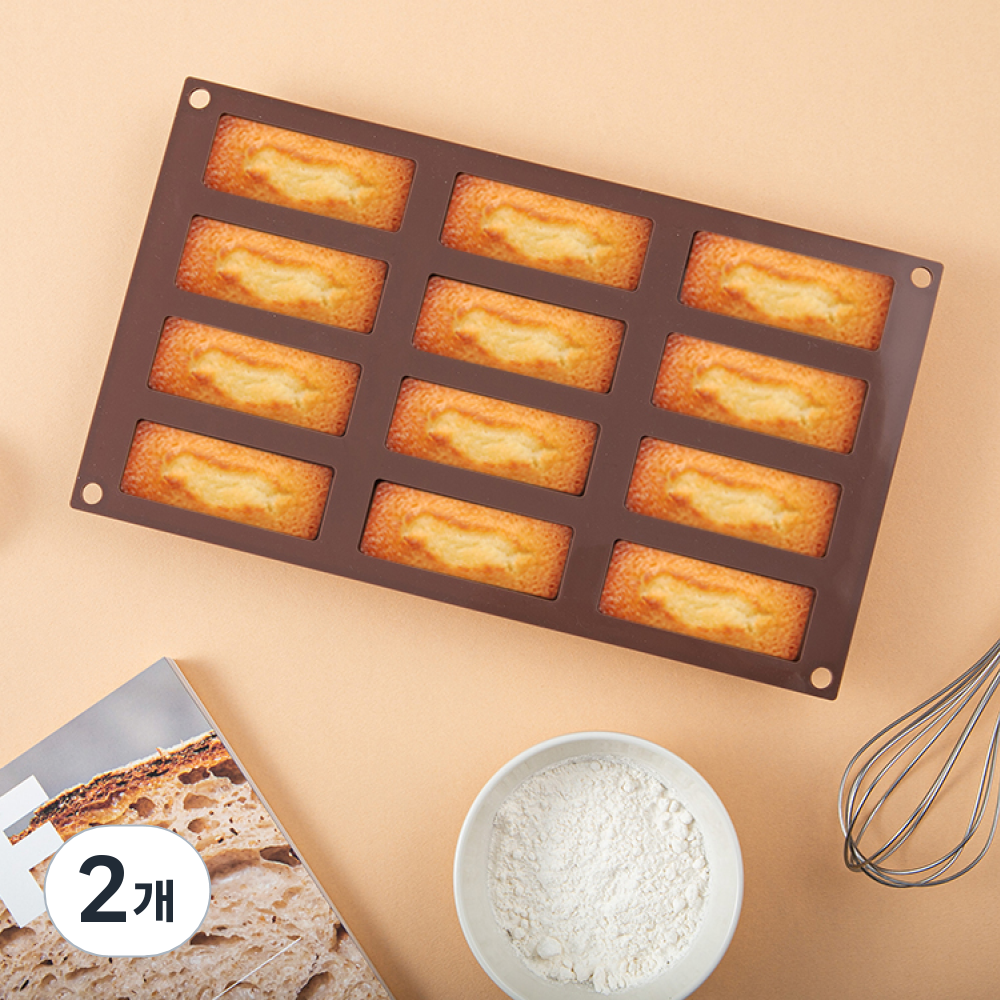 코멧 키친 직사각 실리콘 베이킹 몰드 12구 9,130원
