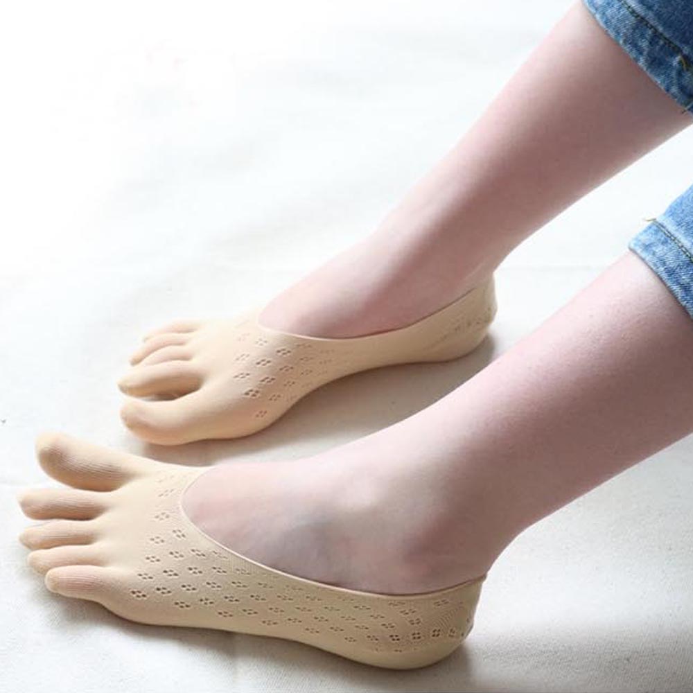 여성 땀흡수가 뛰어난 실리콘 발가락 양말 3컬러 2,900원