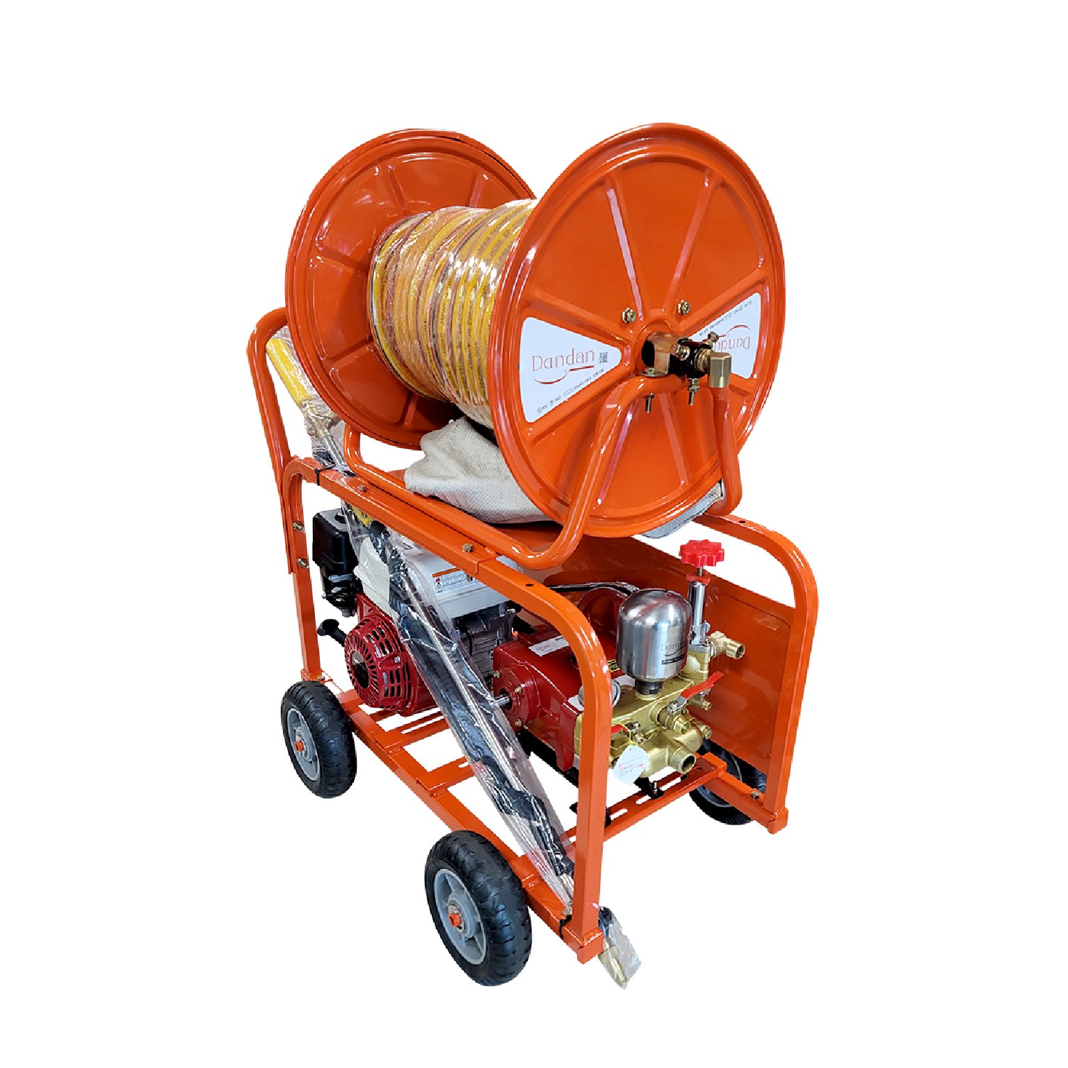 단단 고압 분무기 혼다 엔진 5.5마력 밀차형 직조호스 이동식, 100M, 1개 1,057,400원