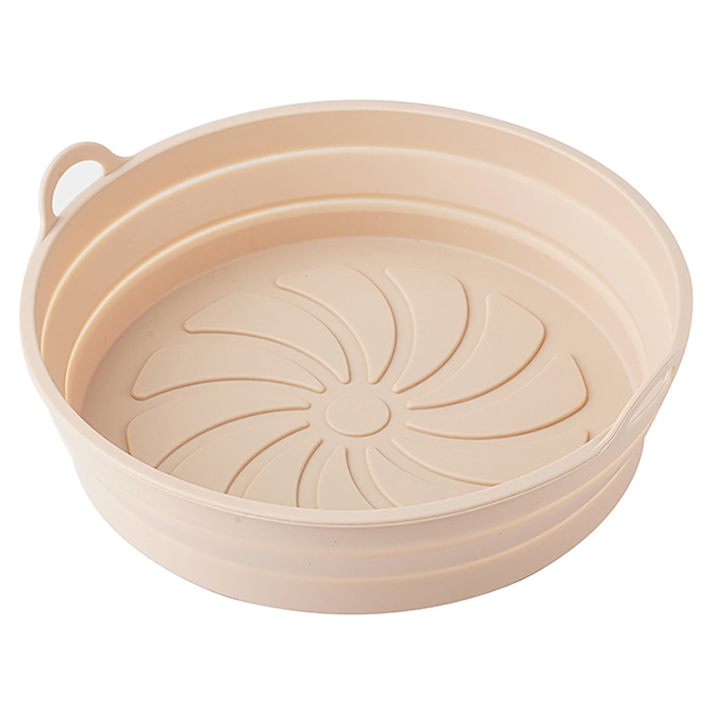 살림의기술 실리콘 접이식 에어프라이어 용기 원형 4,900원