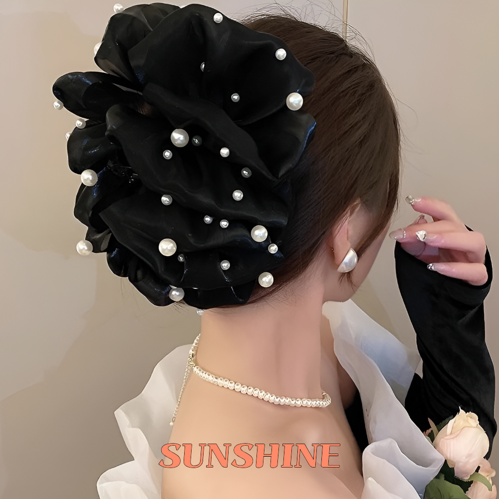 SUNSHINE 대왕 진주 헤어 집게핀 12,700원