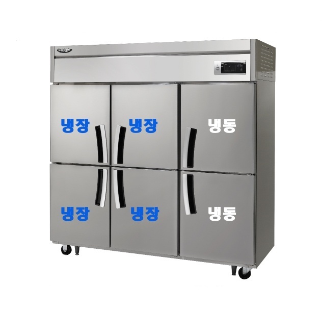 라셀르 65박스냉장고 LS-1665RF 기존 냉장4칸 냉동2칸 간냉식 1700L급 3,357,000원