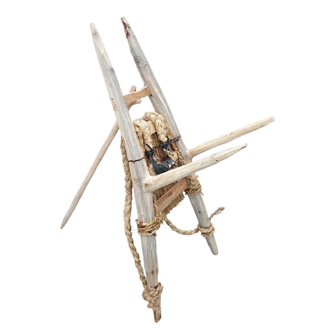 전통나무지게 일반용/ 민속용품 운반도구 전시 인테리어소품 농촌체험학습 행사축제 꽃장식 200,000원