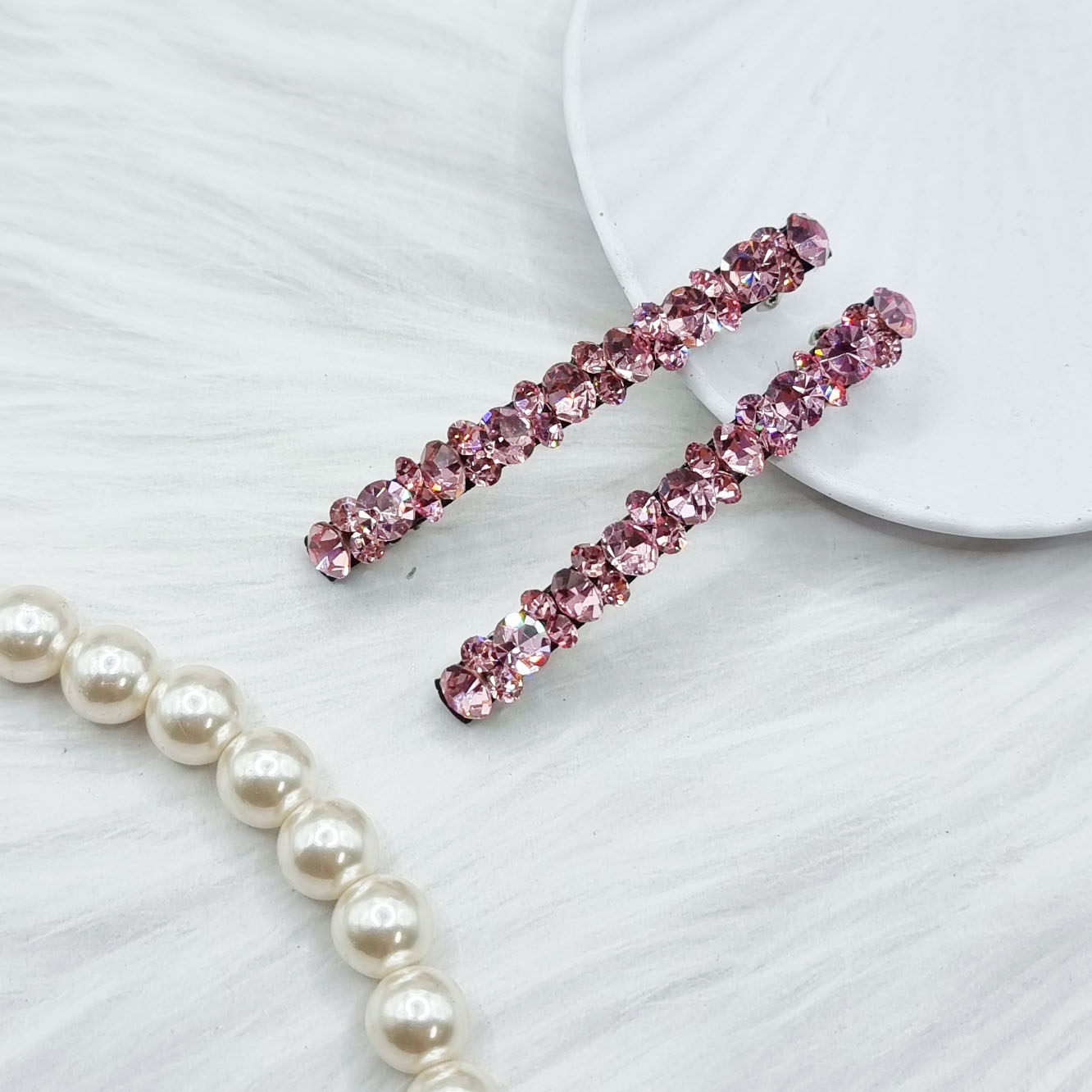 에떼리본 스와로브스키 앞머리자동핀 6cm한쌍 H145 13,980원