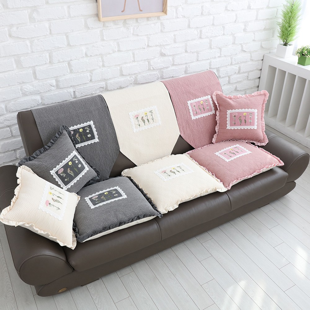 이솔홈 팬지 쇼파등커버 26,900원