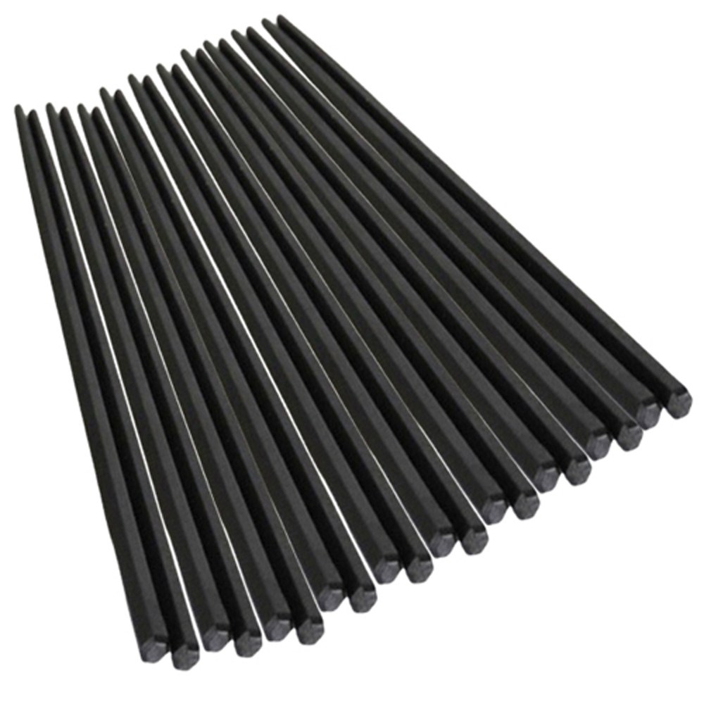 신우와이즈 육각 젓가락 220mm 다용도 저분 10벌, 검정, 1세트, 22cm(10벌) 9,000원