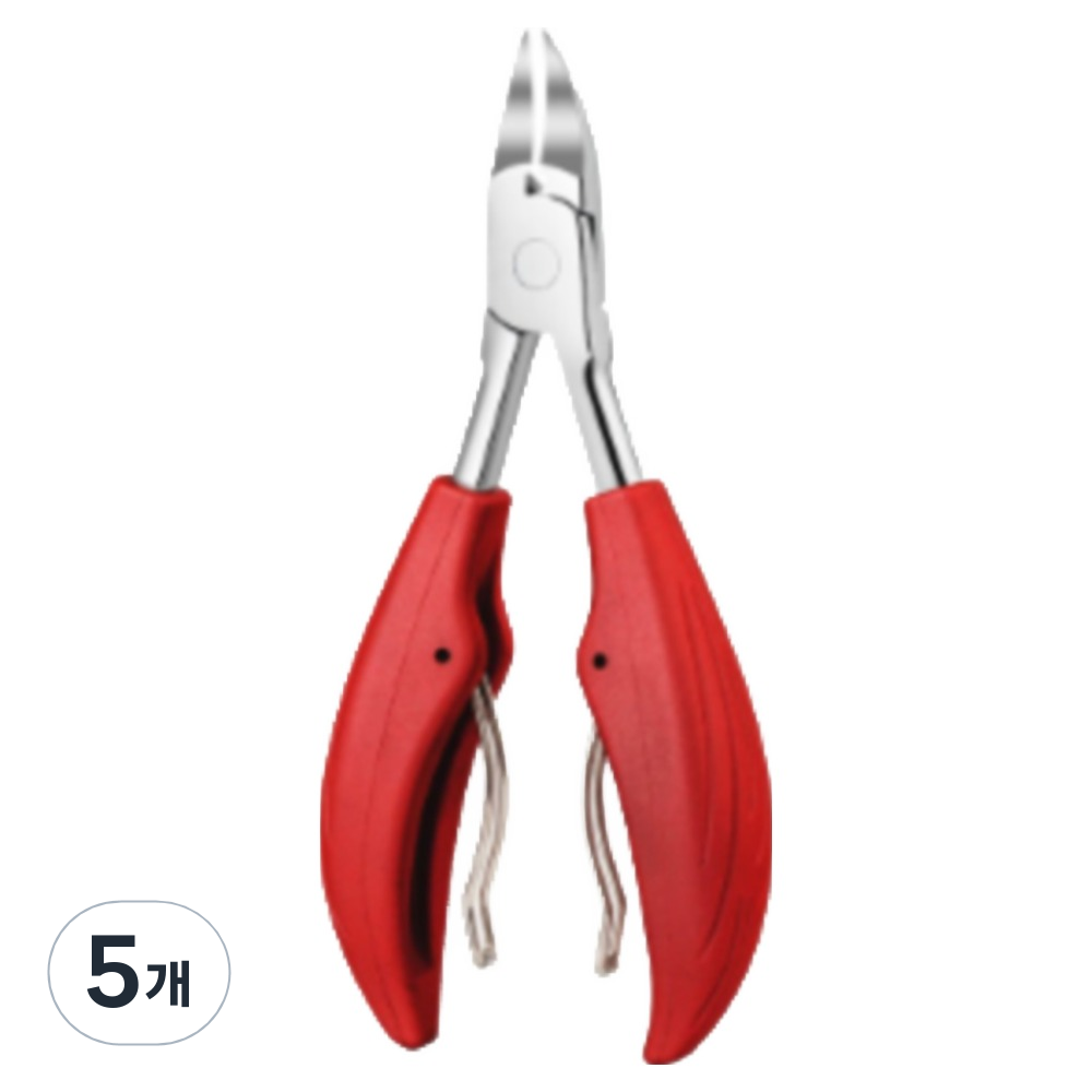 리브리카 다기능 발톱 가위 6.5 x 13.5 cm, 5개, 레드 24,850원