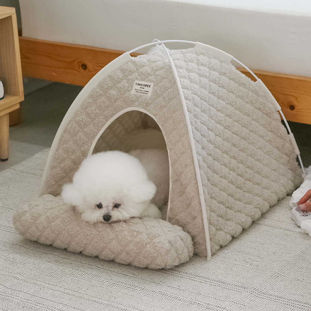 초코펫하우스 강아지 온돌의집 + 전기매트 세트 94,800원