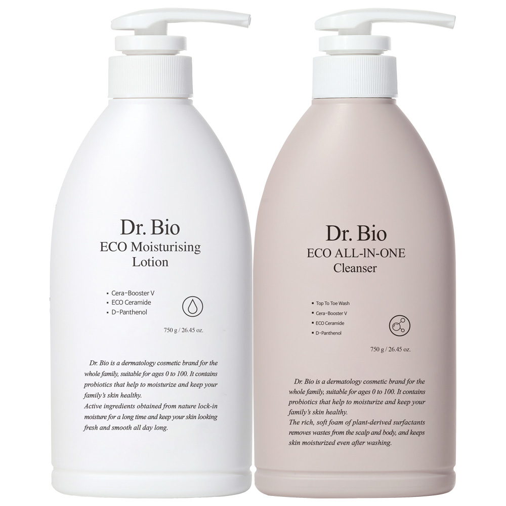 닥터바이오 에코 페이스 앤 바디로션 750g+올인원클렌저 750g , 1세트 50,900원