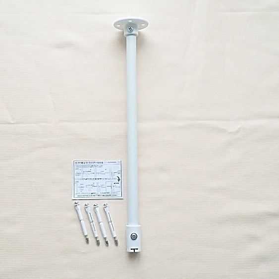 드림아트 휘어지는 라운드레일(대)용 지지대 (30, 45, 60Cm), 화이트 라운드레일(대) 지지대 10,830원